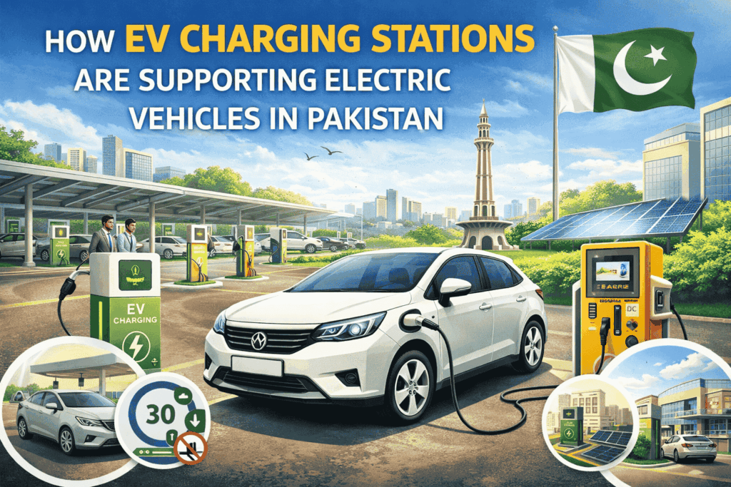 EV charging stations in Pakistan